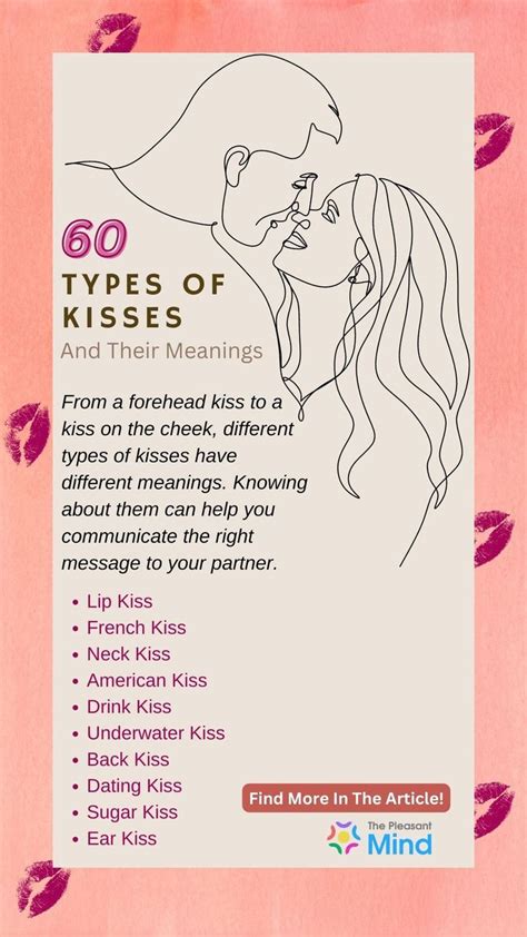 60 Types of Kisses & Their Meanings [And How To Do Them!]